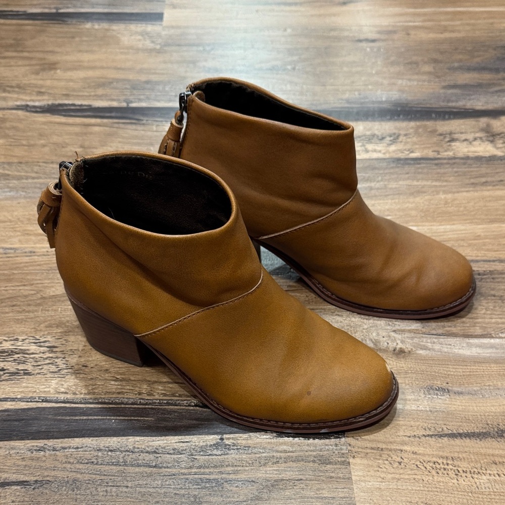 TOMS Leather Ankle Boots